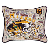 University of Missouri (Mizzou) embroidered pillow