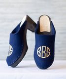 Ladies Monogrammed Clogs