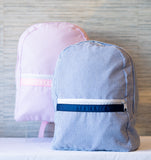 Children's Seersucker Backpack