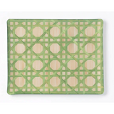 Green Acrylic Cane Tray