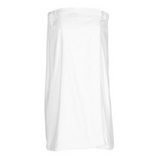 White Cotton Velour Towel Wrap
