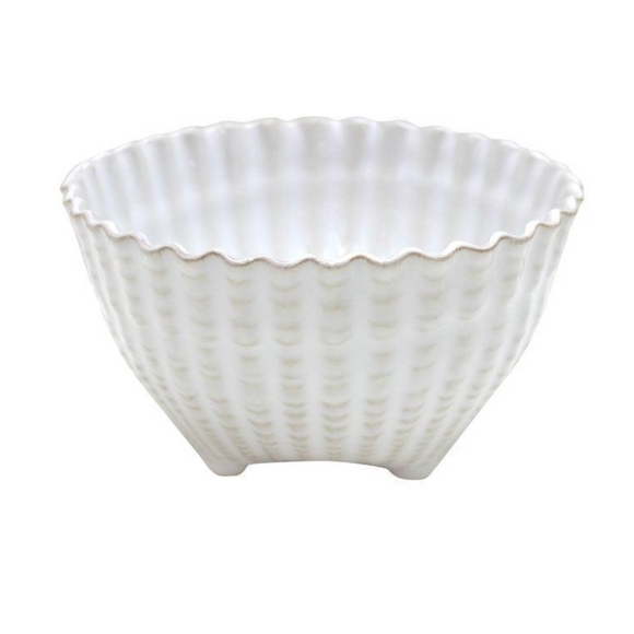 White flutter bowl