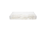 Whitestone Marble acrylic tray