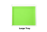 Large Acrylic Tray with palisades green base