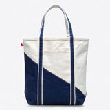 Navy large angler boat bag with navy handles