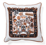 Princeton University embroidered pillow