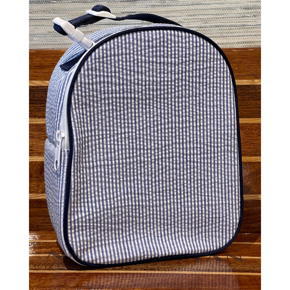 Seersucker backpack and shop lunchbox
