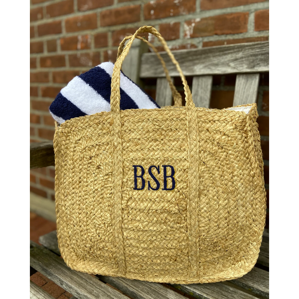 BB Straw Hat – Nantucket Monogram & Design by Brooke Boothe