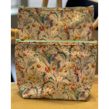 Wildflowers medium and large cosmetic cases