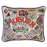 Auburn University embroidered pillow