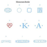 Monogram boarder options