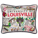 University of Louisville embroidered pillow
