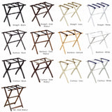 Luggage rack leg style and color options