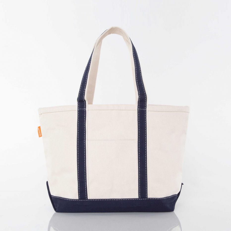 White And Grey Canvas Blue deals Moon Coffee Tote