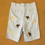 Nantucket shorts with monogram icons