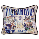 Villanova University embroidered pillow